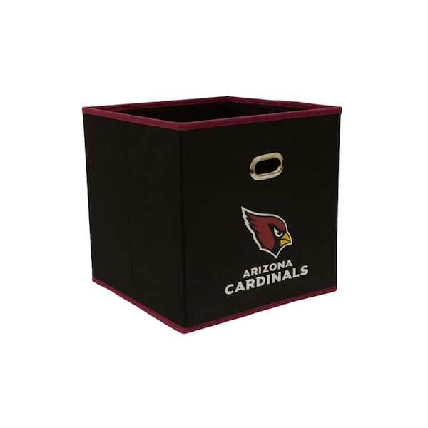 MyOwnersBox Arizona Cardinals NFL Store Its 10-1/2 in. x 10-1/2 in. x 11 in. Black Fabric Drawer