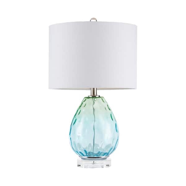 Urban Habitat Borel 24.25 in. Blue Table Lamp
