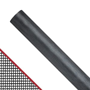 36 in. x 100 ft. Charcoal Fiberglass Extra Strength Screen Roll for Windows and Door