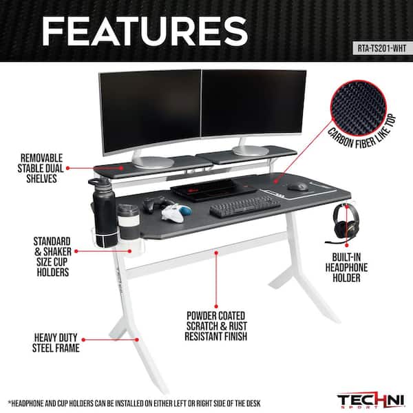 Carbon Fiber Dual Monitor Stand