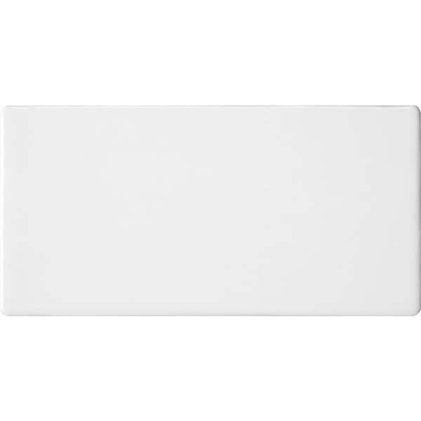 Unbranded Retroclassique Lily White 3 in. x 6 in. Ceramic Wall Tile (8.90 sq. ft./Case)