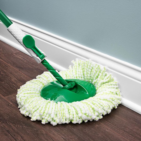 Microfiber Tornado Wet Spin Mop and Bucket Floor Cleaning System with 2 Refills