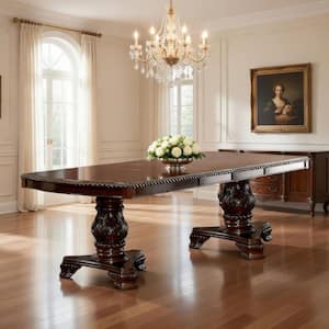 Carnegy Avenue 108 in. Rectangle Antique Rustic Wood with Wood