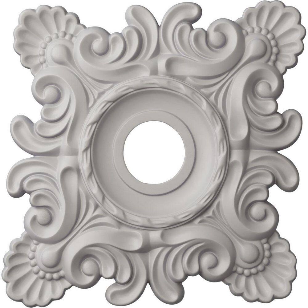 Ultra Pure White Ornate Ceiling Medallion 18"