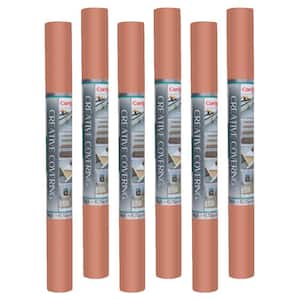 Creative Covering Coral 18 in. D x 192 in. L Serenity Adhesive Backing Vinyl Drawer and Shelf Liner (Pack of 6 Rolls)