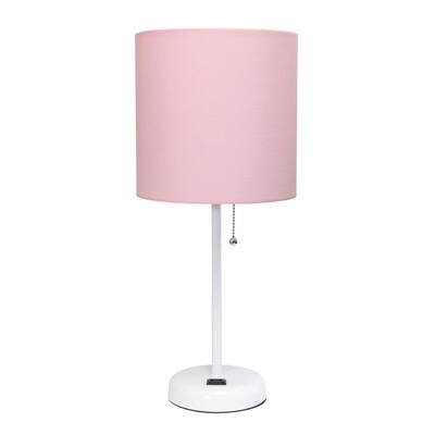 Pink Bedside Lights Off 73, Pink Table Lampshades