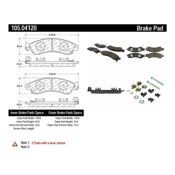 Centric Parts Disc Brake Pad Set
