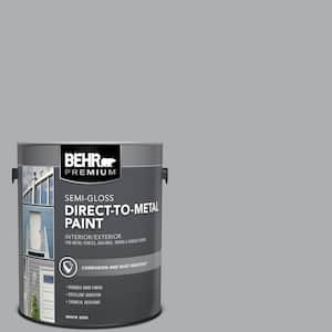 1 gal. #AE-50 Gray Cast Semi-Gloss Direct to Metal Interior/Exterior Paint