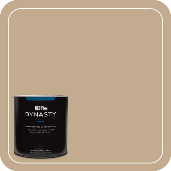 BEHR DYNASTY 1 qt. #BXC-07 Palomino Tan Satin Enamel Interior