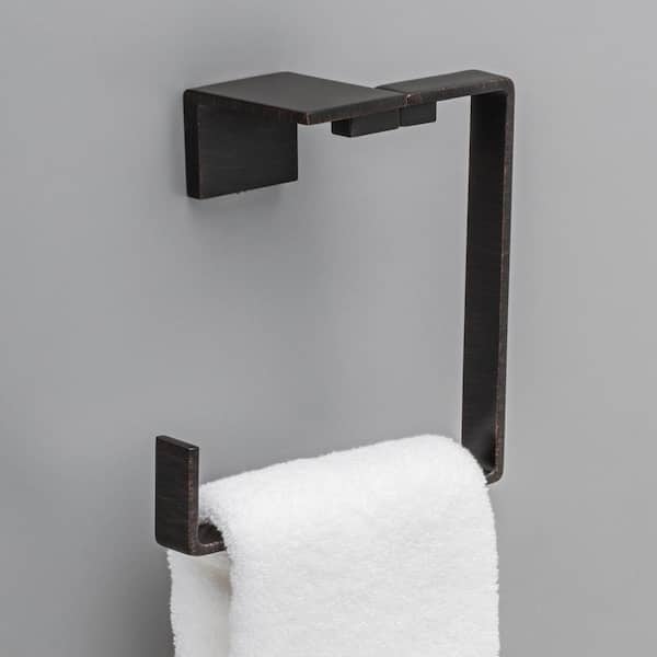 Vero Wall Mount Square Open Towel Ring Bath Hardware Accessory in Venetian Bronze