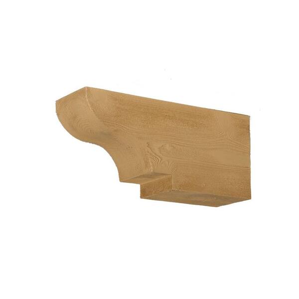 Fypon 16 in. x 5 in. x 7-1/4 in. Polyurethane Timber Corbel