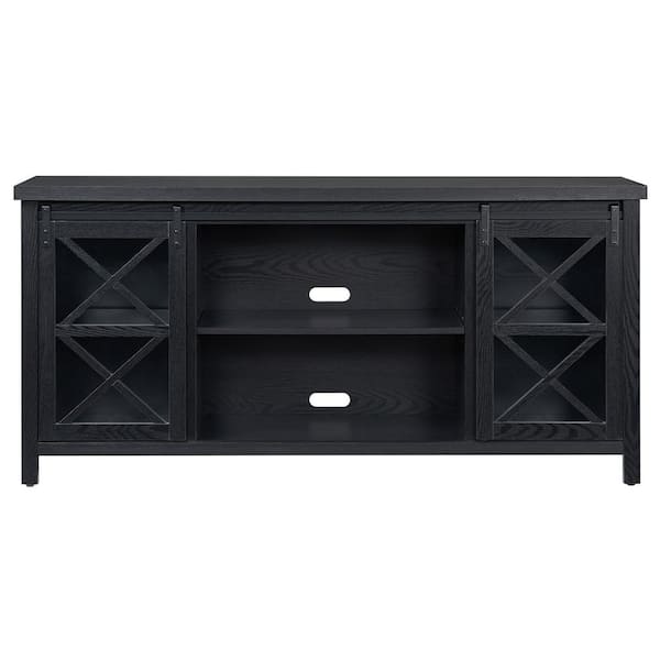 Meyer&Cross Clementine 68 in. Black Grain TV Stand Fits TV's up to 65 in.