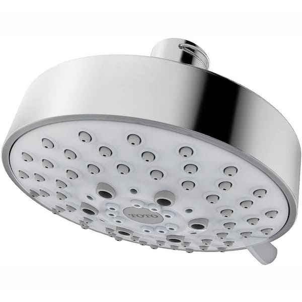 TOTO Modern 5-Spray 4 in. Single Wall Mount Fixed Adjustable Shower ...