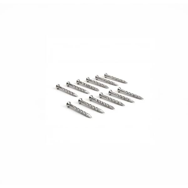 1-1/4 in. 12CT Satin Silver Fasteners Floor Installation Kit for Floor Accessory
