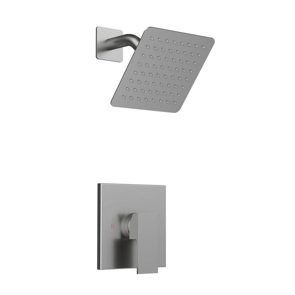 Single Handle 1-Spray Shower Faucet 1.8 GPM with Pressure Balance in Brushed Nickel price history on PriceWatchPro