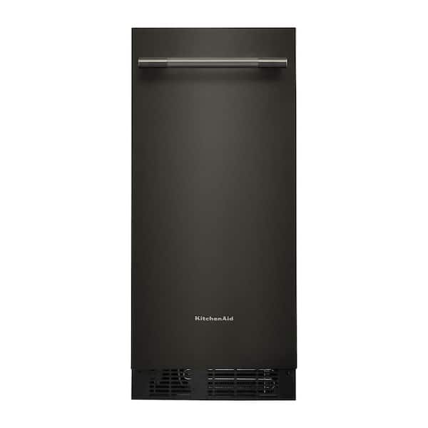 15 in. lb. Cubes Built-In Ice Maker in Black Ore with Clear Ice Technology