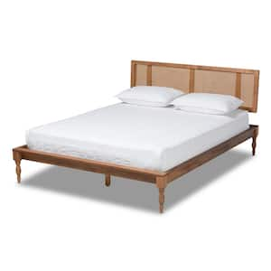 Romy Ash walnut King Platform Bed