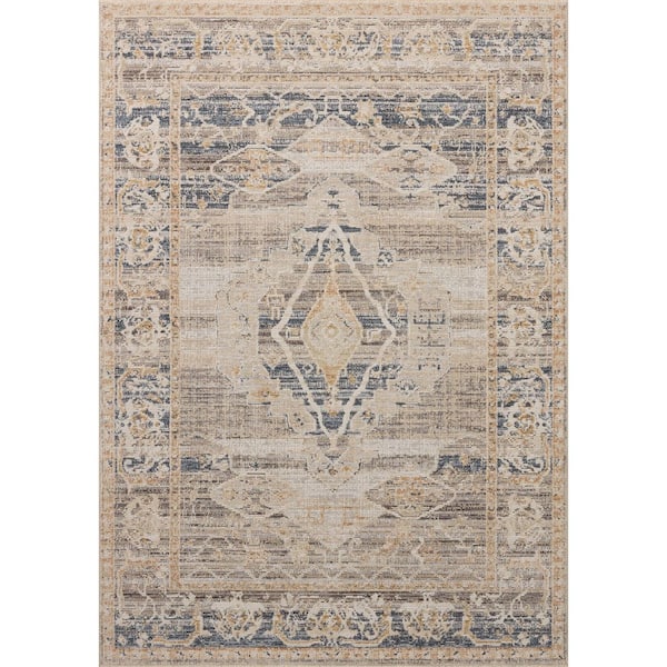 Milena Natural / Ivory 2 ft. x 3 ft. Traditional Accent Rug