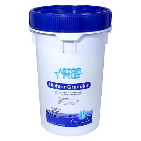 Star Plus 50 lb. Pool Stabilized Concentrated Chlorinating Powder Granules