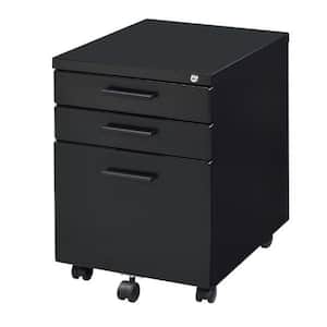 Peden Black File Cabinet with Drawers