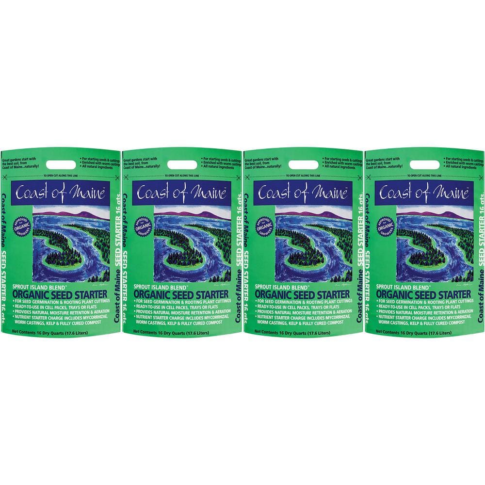 Coast of Maine Organic Seed Kit Starter for Root Plant Cuttings (4Pack) 4 x 1sSI16 The Home Depot