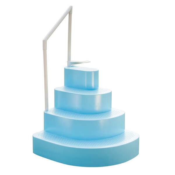 Blue Wave Wedding Cake Step with Liner Step Pad