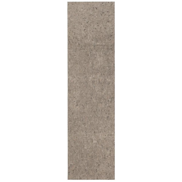 2 ft. x 8 ft. All Pet Grey Felted Reversible Pet Proof Rug Pad