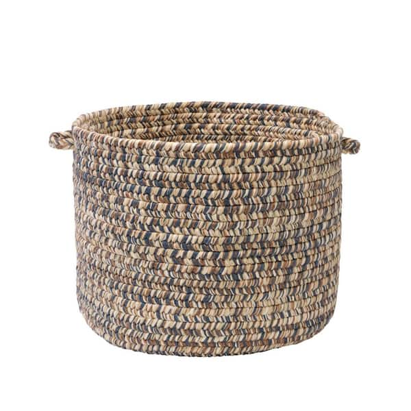 Colonial Mills Tweed Lake Blue Round 18 in. x 18 in. x 12 in.