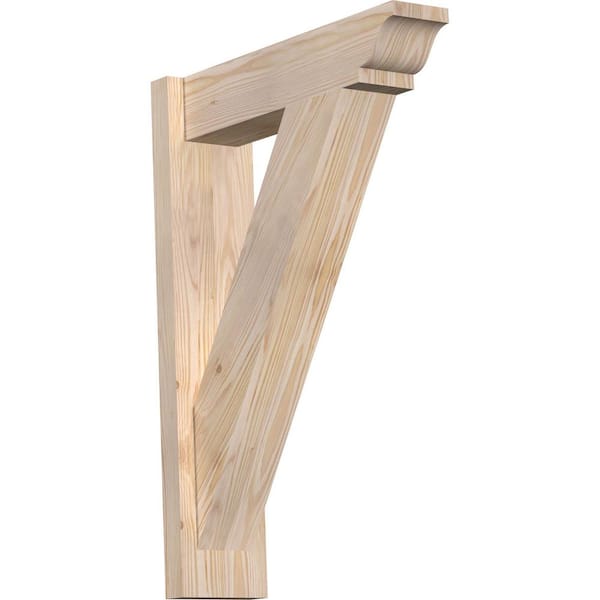 Ekena Millwork 6 in. x 28 in. x 20 in. Douglas Fir Traditional Smooth Outlooker