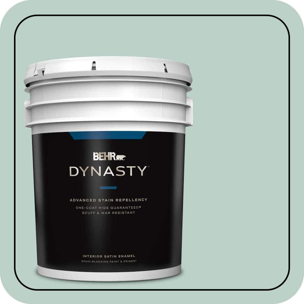 5 gal. #S420-2 Moon Glass Satin Enamel Interior Stain-Blocking Paint & Primer price history on PriceWatchPro