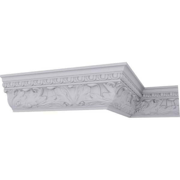 SAMPLE - 5 in. x 12 in. x 7 in. Polyurethane Zephyr with Egg and Dart Crown Moulding