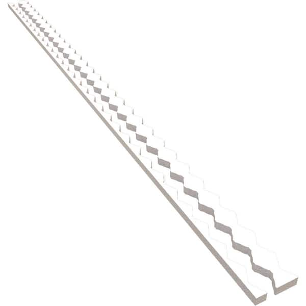 Sheyenne 94 in. H x 1 in. W Slatwall Panels in PVC 28-Pack
