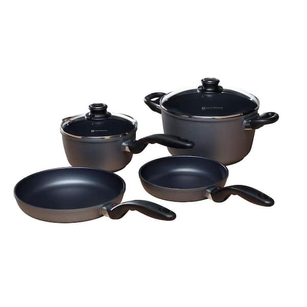 Classic Series 6-Piece Cast Aluminum Nonstick Cookware Set in Gray
