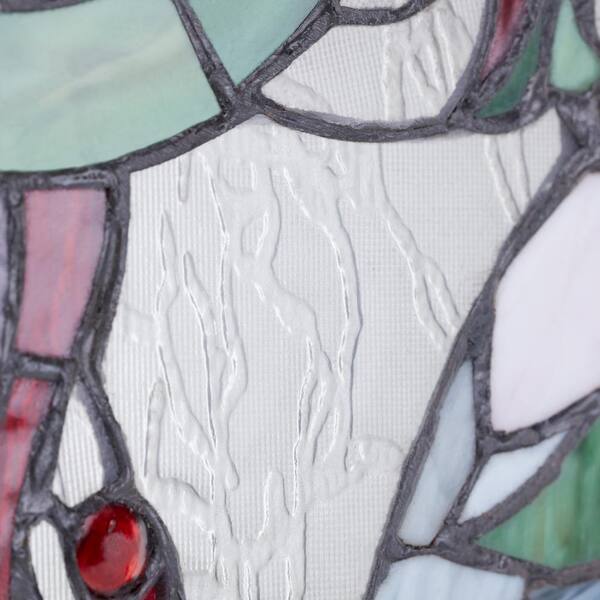 River of Goods Elephant Family Stained Glass Window Panel in River of Goods Elephant Family Stained Glass Window Panel in
