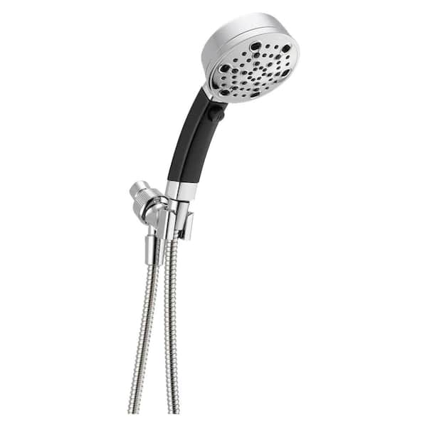 Delta 5-Spray 4.2 in. Single Wall Mount Handheld H2Okinetic Shower Head in Chrome