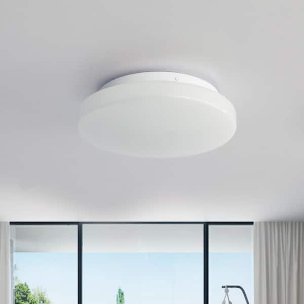 10 in. White 4000K Closet Light Low Profile LED Flush Mount Ceiling Light Fixture for Stairs Storage Room (6-Pack)