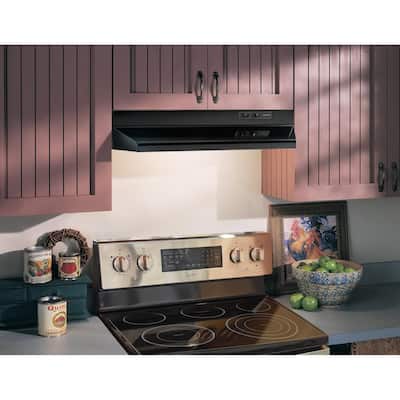 Details about   Non Ducted Range Hood Stove Top Vent Hoods Kitchen Exhaust Fans Filter Black 