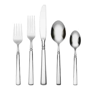 Easton 5-Piece Silver 18/10-Stainless Steel Flatware Set (Service For 1)