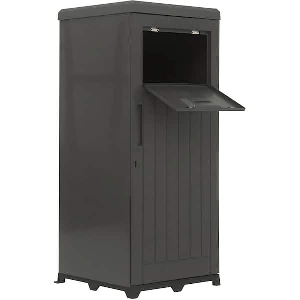 LuckByte 48 Gal. Outdoor Deck Box Package Delivery Box with