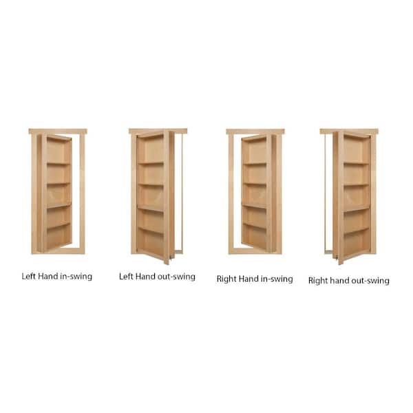 Hidden-door Bookcase Woodworking Plan