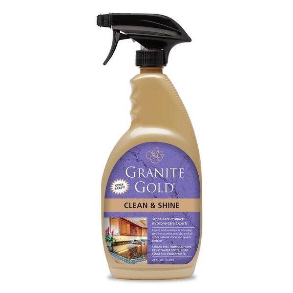 Granite Gold 24 oz. Clean and Shine Spray Countertop Cleaner and Polish for Granite, Marble, Quartz and More