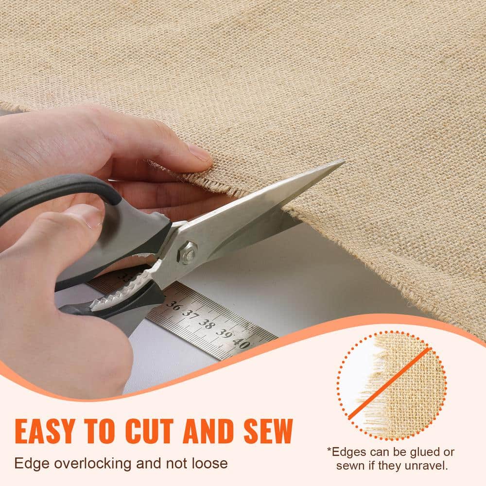 Natural Brown Burlap Canvas Roll for Outdoor Projects