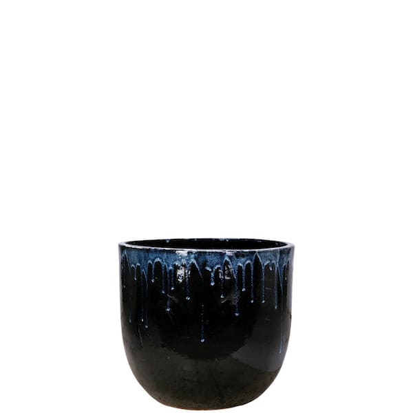 Unbranded 9 in. Cascade Night Ceramic Pika Pot