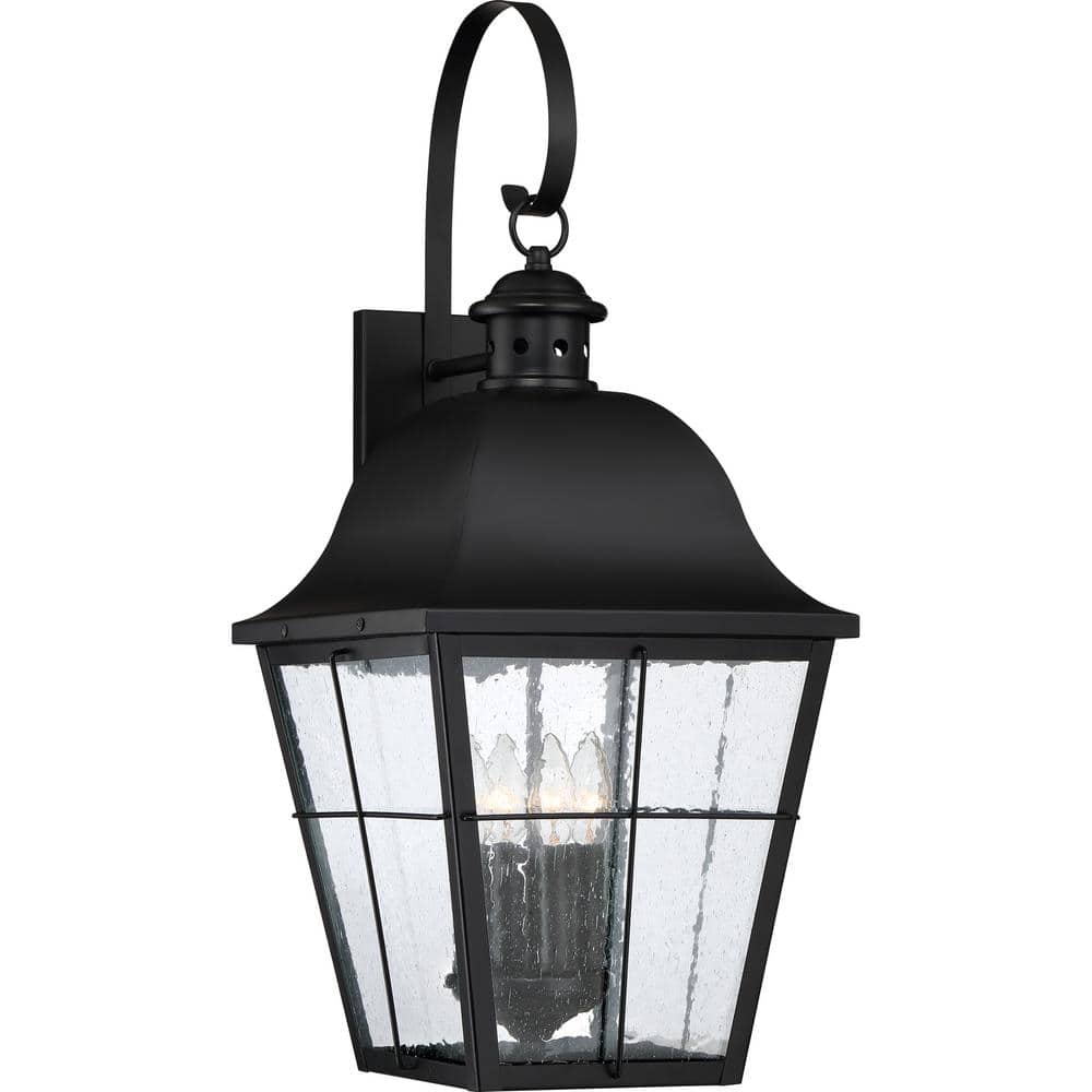 Millhouse 1-Light Mystic Black Outdoor Wall Lantern Sconce price history on PriceWatchPro