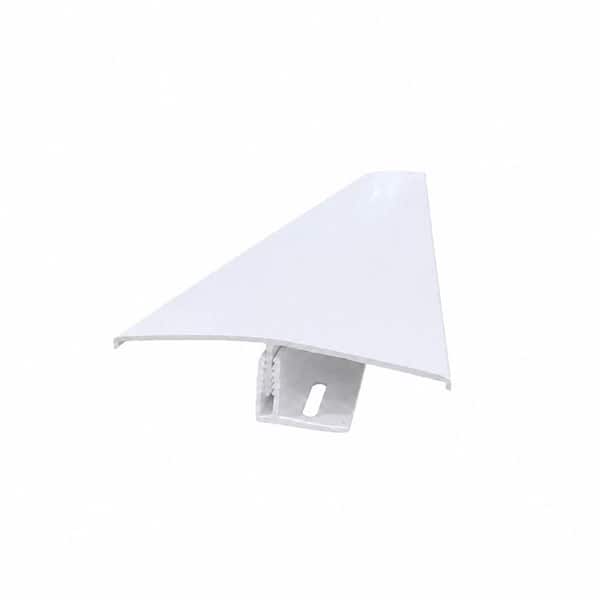 1/2 in. x 3-1/2 in. 8 ft. White PVC H-Channel Snap In Kit (2 Per Box)