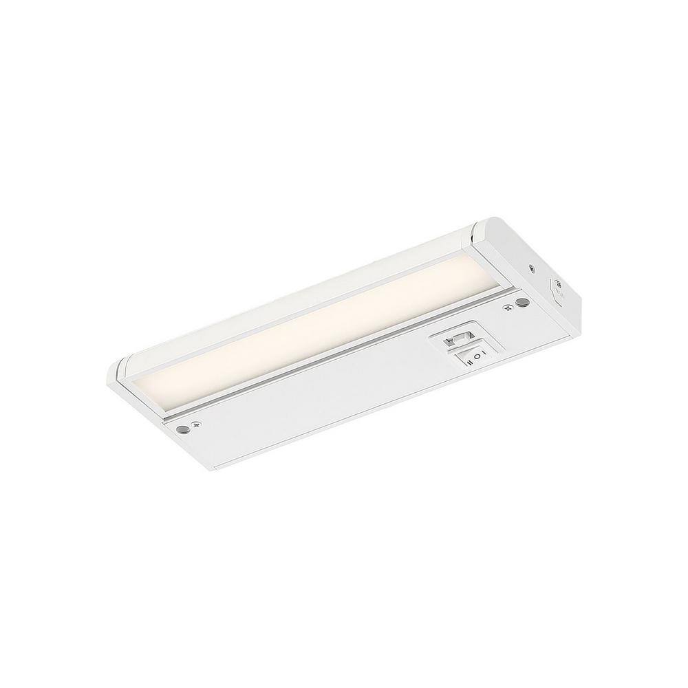 Savoy House 9 in. W x 1 in. H LED White Under Cabinet Light 4-UC-5CCT-9-WH - The Home Depot