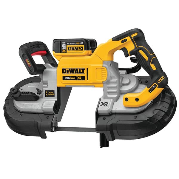 DEWALT 20V MAX Cordless Brushless 5 in. Dual Switch Bandsaw with Batteries and Charger