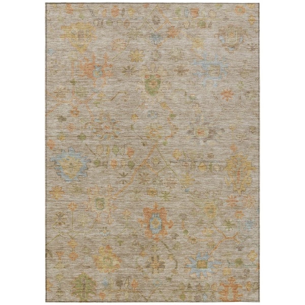 Chantille Machine Washable Indoor/Outdoor Abstract ACN1930 Beige 10 ft. x 14 ft. Area Rug