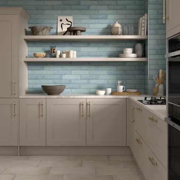 Emser Tile Emser Raku™ Matte Charcoal 3 x 12 Ceramic Wall Tile