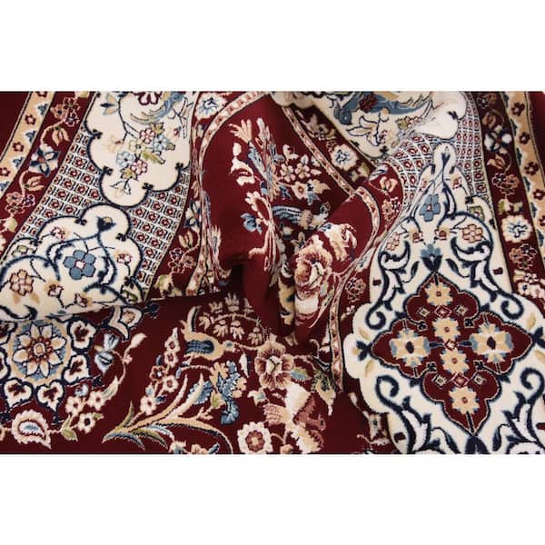 Narenj Sheffield Burgundy 10' 0 x 13' 0 Area Rug